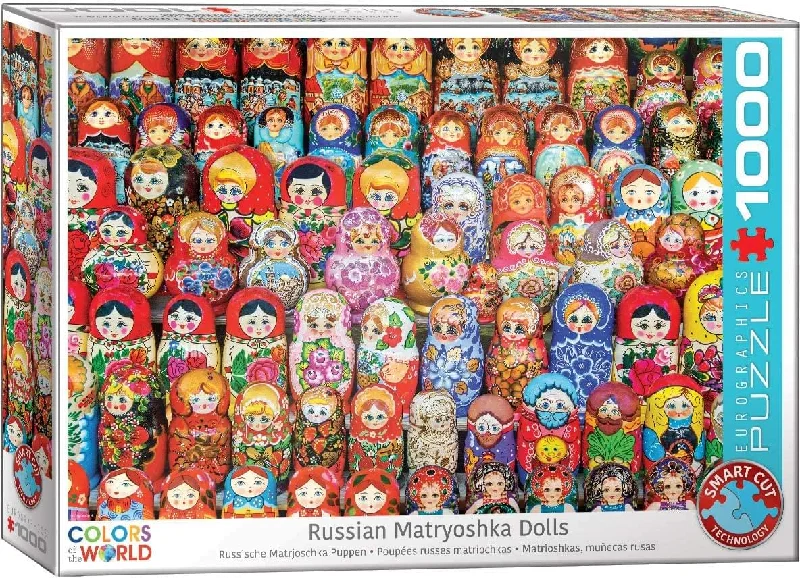 Russian Matryoshkas Dolls 1000 Piece Jigsaw Puzzle