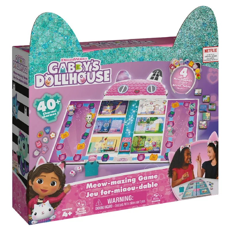 Gabby's Dollhouse: Meow-Mazing Board Game