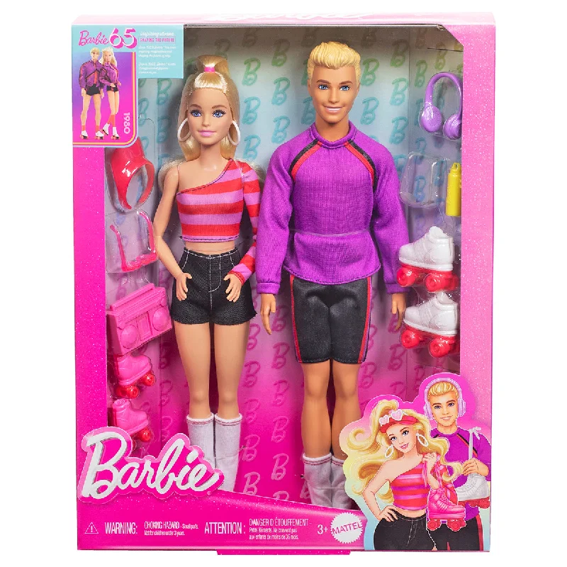 Barbie 65th Anniversary: Barbie and Ken Fashionistas Dolls (2 Pack)