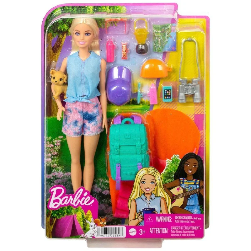 Barbie Camping Malibu Doll And Accessories