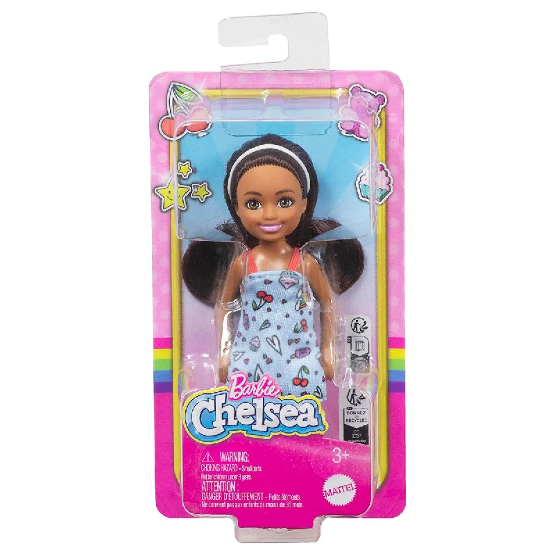 Barbie Chelsea Small 14cm Doll in Blue Dress