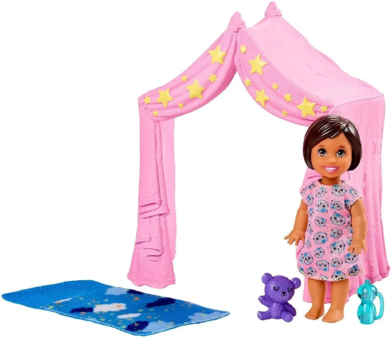 Barbie FXG97 Skipper Babysitters Bedtime Doll & Playset