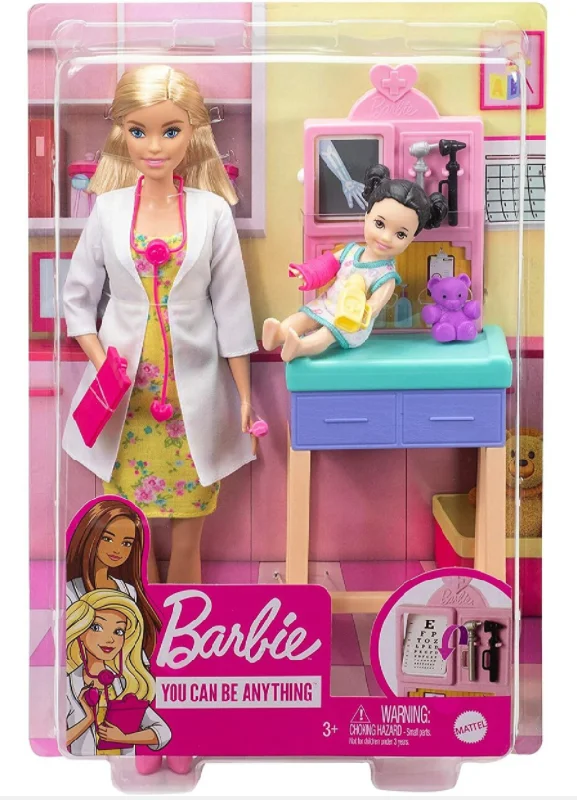 Barbie Paediatrician Blonde Doll Playset