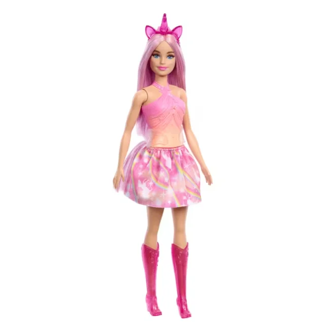 Barbie Unicorn Doll With Pink Hair