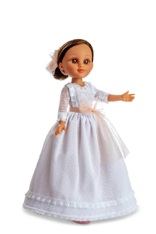 Berjuan 16002 Christening 2 Dresses Doll 50cm - White