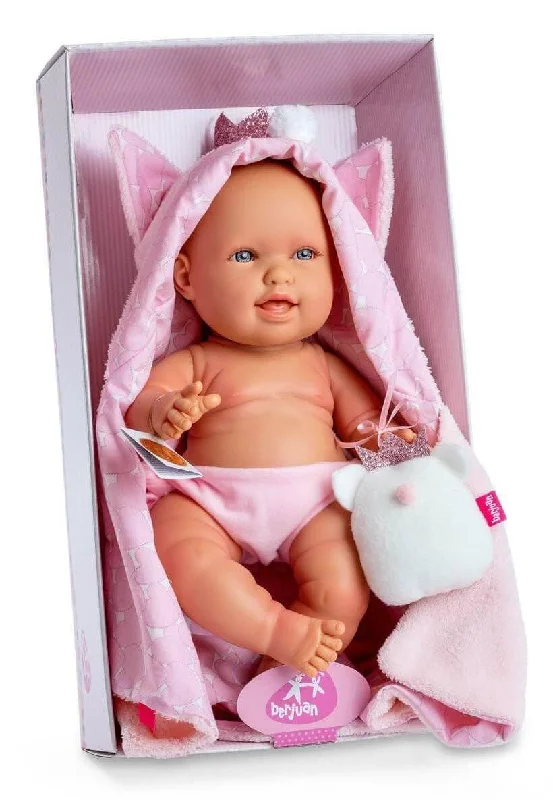 Berjuan 3131 Baby Kitten Doll 38cm - Pink