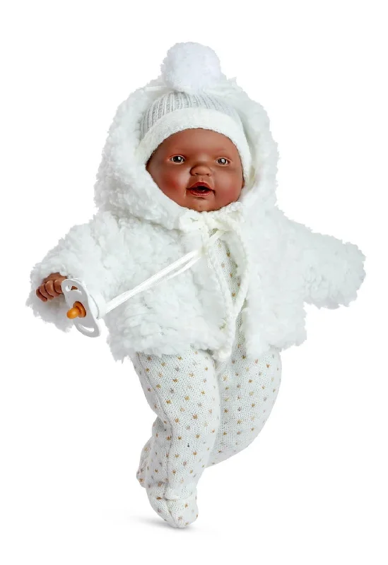 Berjuan 346 Cry Baby Doll 28cm  - White