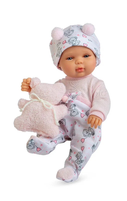 Berjuan 497 Baby Smile Pijama Doll 30cm - Pink