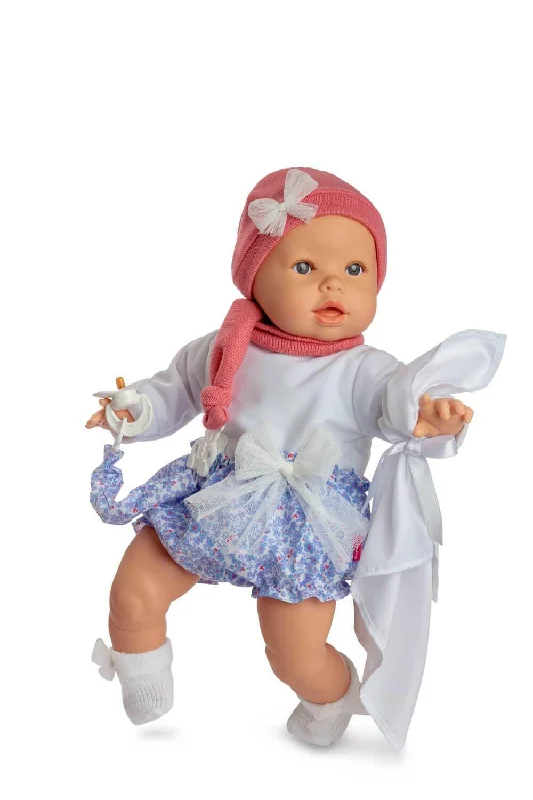 Berjuan 6021 Cry Baby Doll 50cm - Pink