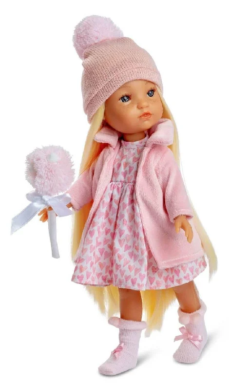 Berjuan 851 Fashion Girl 34cm Doll - Pink