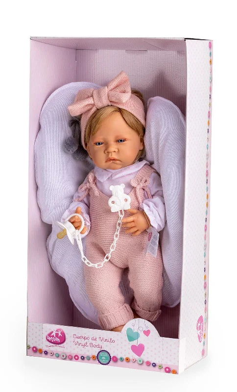 Berjuan 8107 Newborn Special Baby Doll with Hair 45 cm