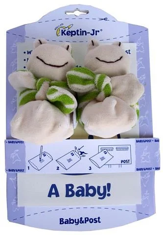 Foot Rattle Booties -  Frog (Green)