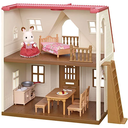 Calico Critters Red Roof Cozy Cottage Starter Home