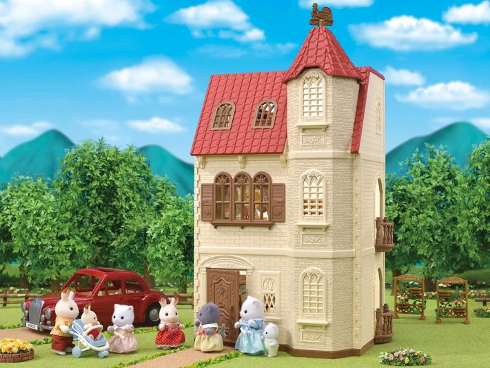 Calico Critters Red Roof Tower Home