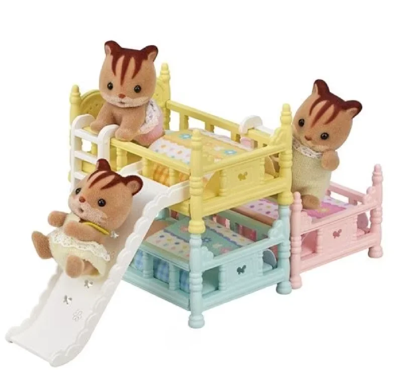 Calico Critters Triple Baby Bunk Beds