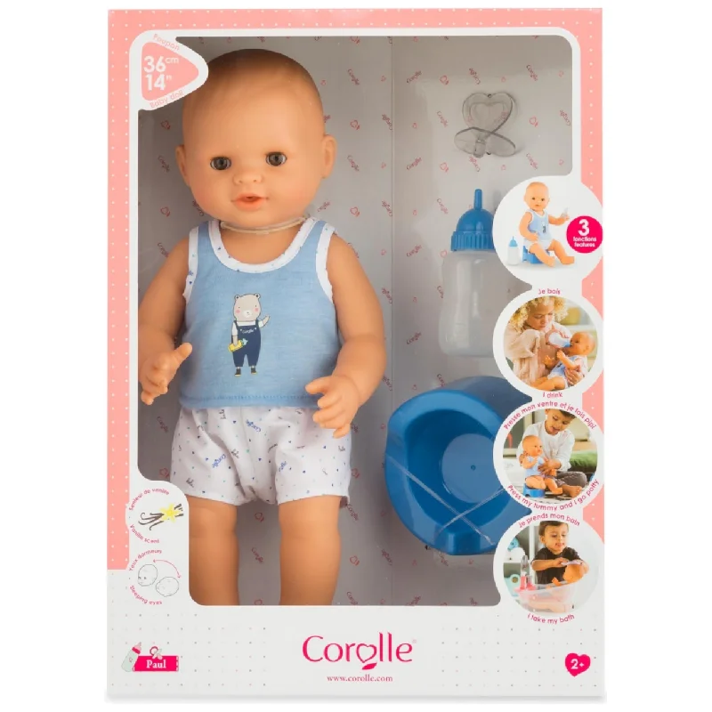 Corolle Paul Drink and Wet Bath Baby Doll