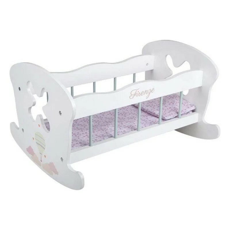 Cradle for dolls Arias Firenze 50 x 39,5 x 29,5 cm White