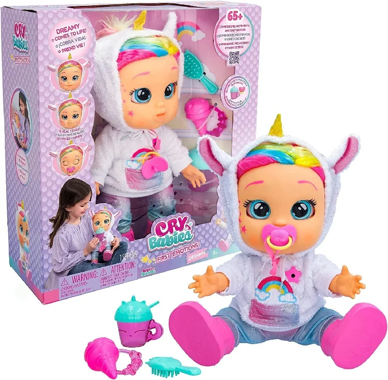 CRY BABIES First Emotions Dreamy Interactive Baby Doll