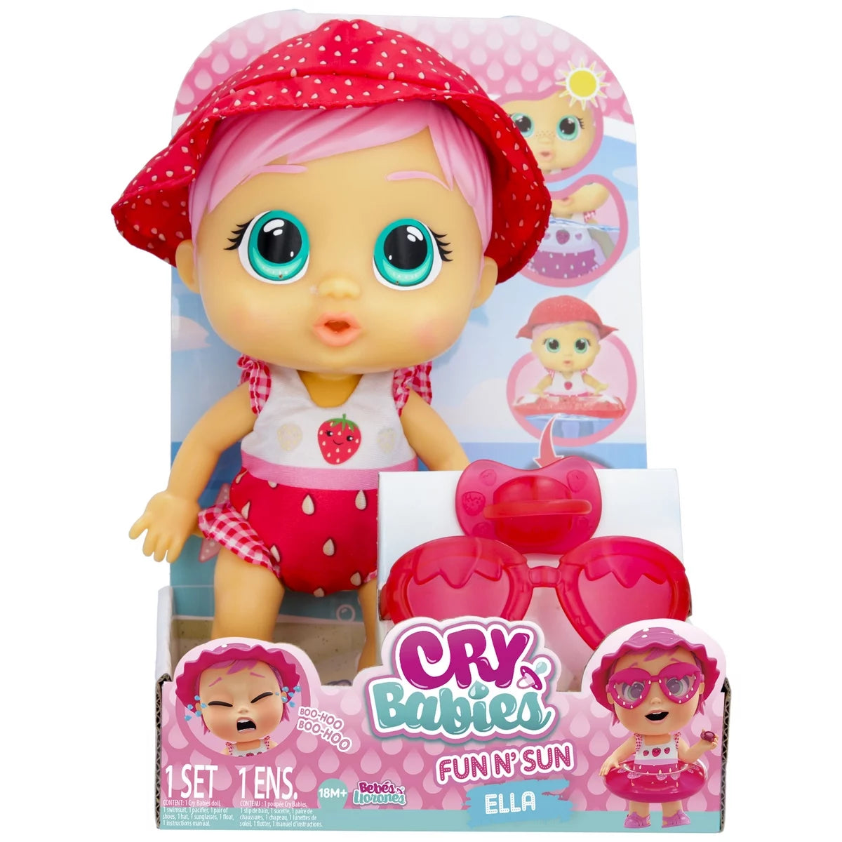 CRY BABIES Fun n' Sun Ella Doll