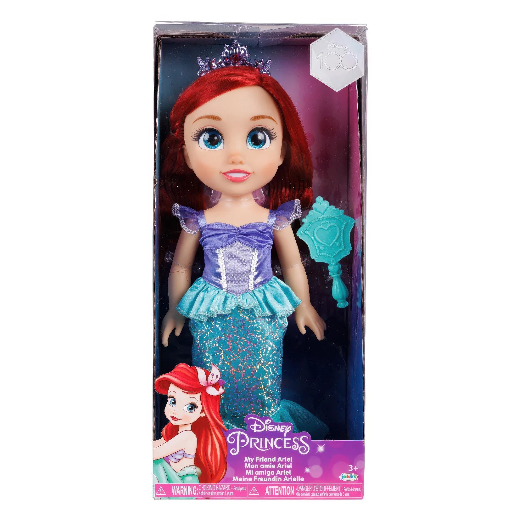 Disney 100th Anniversary The Mermaid Little Ariel Doll 38cm