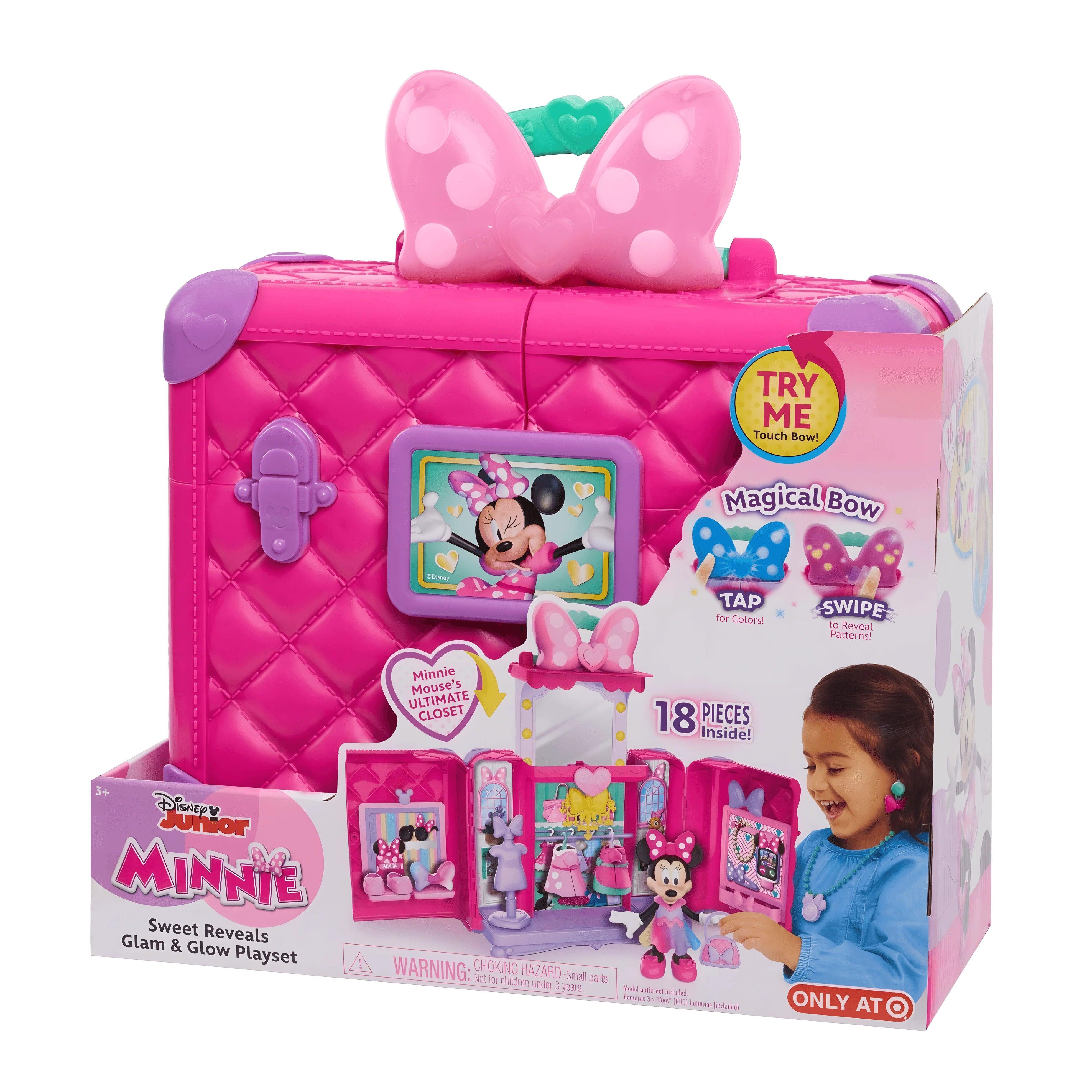 Disney Junior Minnie Mouse Sweet Reveals Glam & Glow Doll Playset