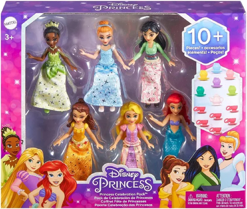 Disney Princess Small Dolls 6 Pack Assorted