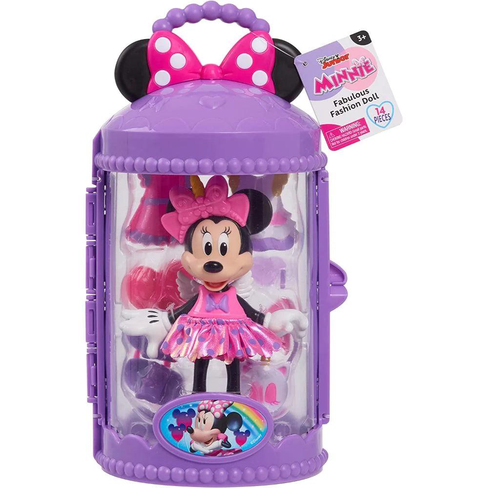 Disney Junior Minnie Mouse Fabulous Fashion Doll with Case