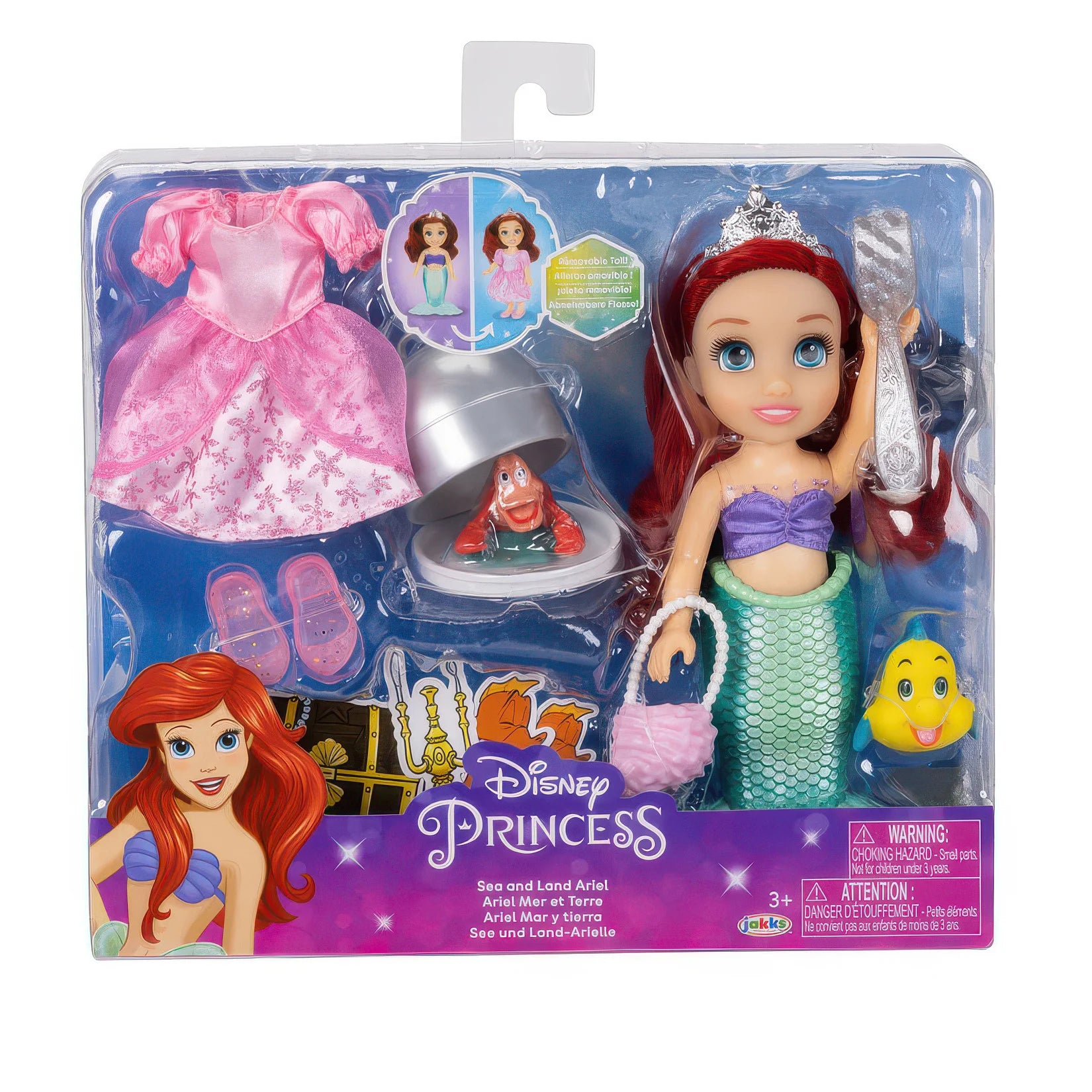 Disney The Little Mermaid Sea and Land Ariel Doll 15cm