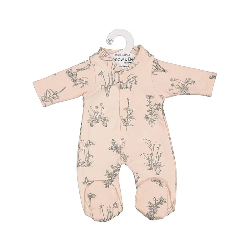 Doll clothes Sleepsuit Blush Meadow to fit 38cm doll