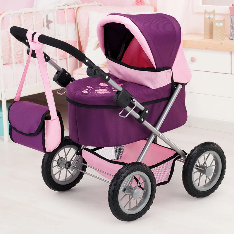 Dolls Pram Bayer Purple