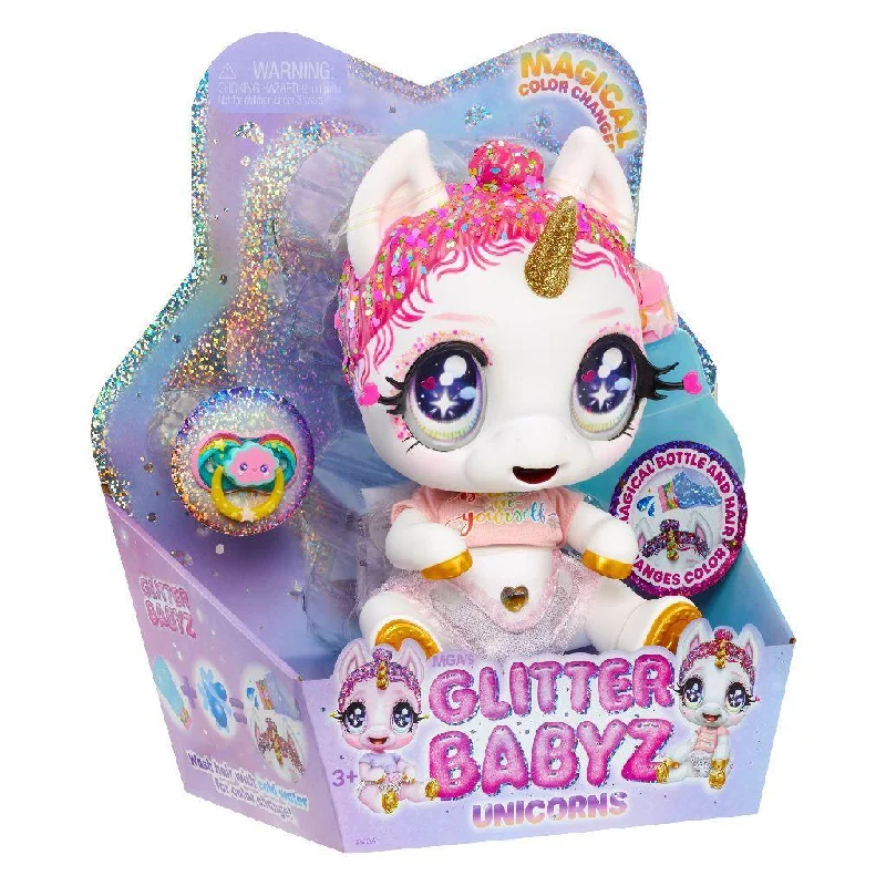 Glitter Babyz Unicorn Colour Changing Doll Lunita Sky