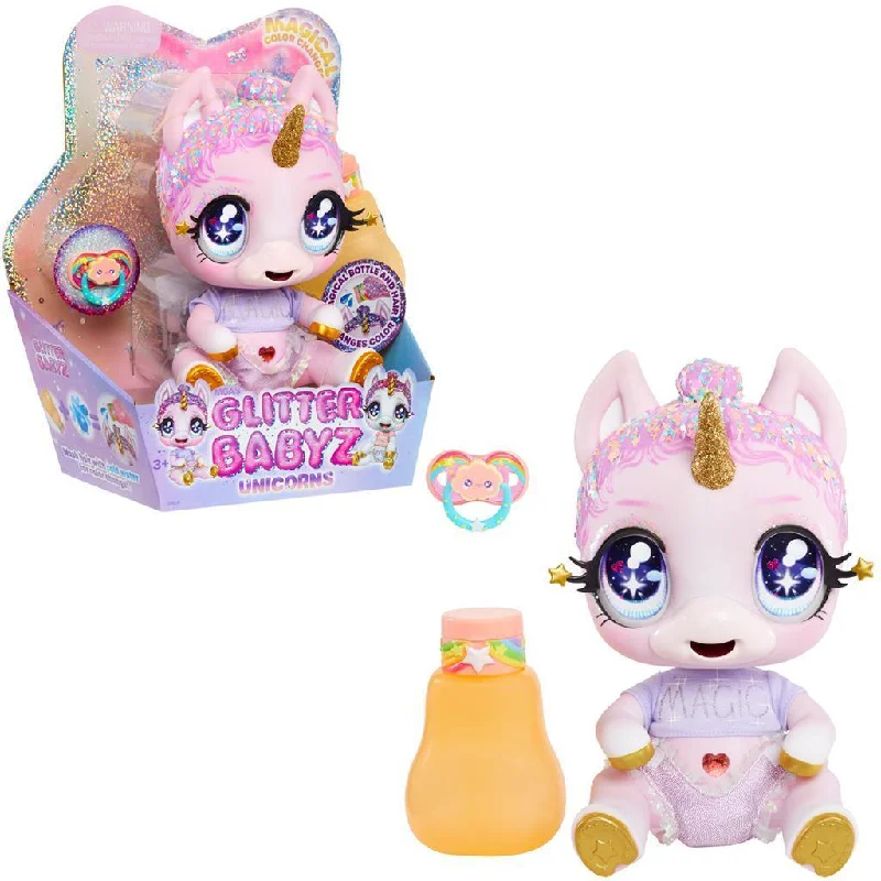 Glitter Babyz Unicorn Colour Changing Doll Jewels Daydreamer