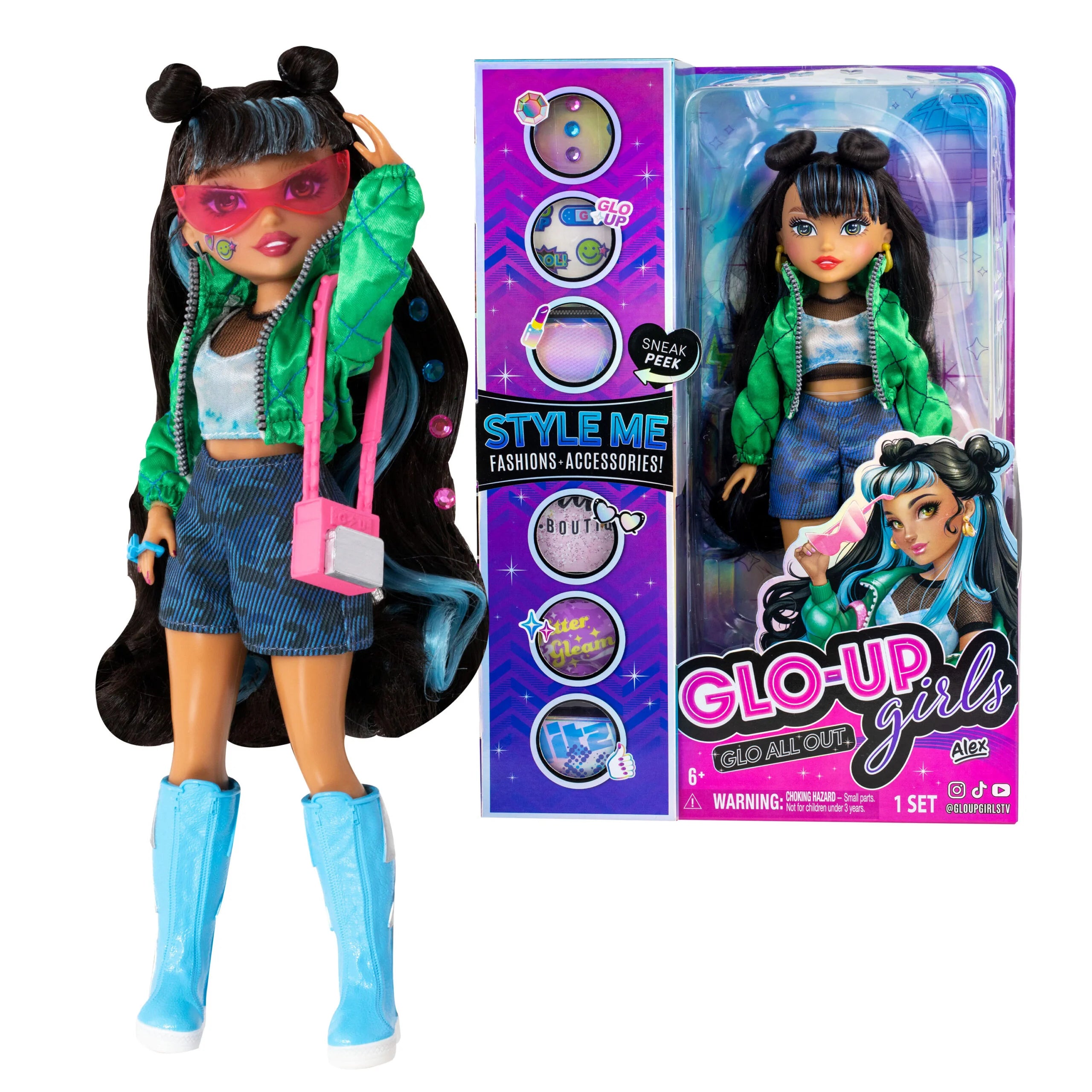 Glo-Up Girls - Alex Latina Hispanic Girl Fashion Doll