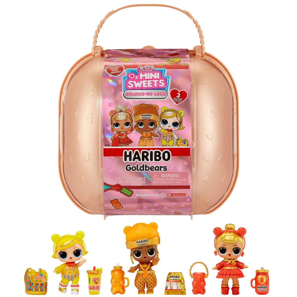 L.O.L. Surprise! Love Mini Sweets Haribo Goldbears Deluxe Dolls and Accessories