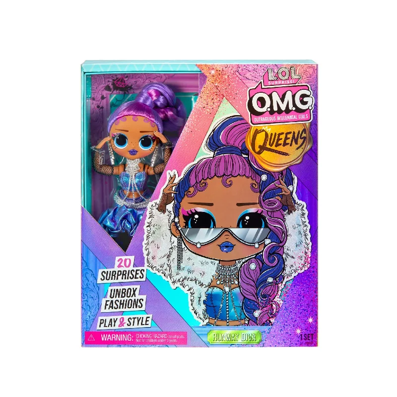 L.O.L Surprise! OMG Queens Runway Diva Fashion Doll with 20 Surprises