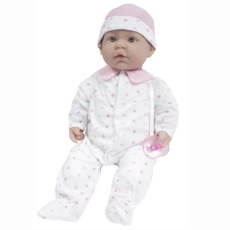 La Baby Soft Body Doll with Pacifier 15340