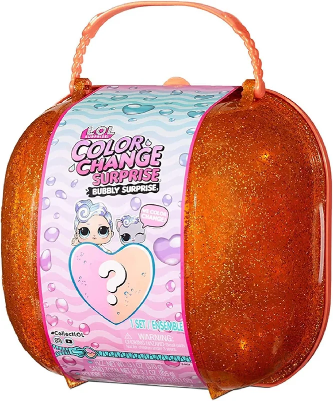 LOL Surprise Color Change Bubbly Surprise Orange with Exclusive Doll & Pet