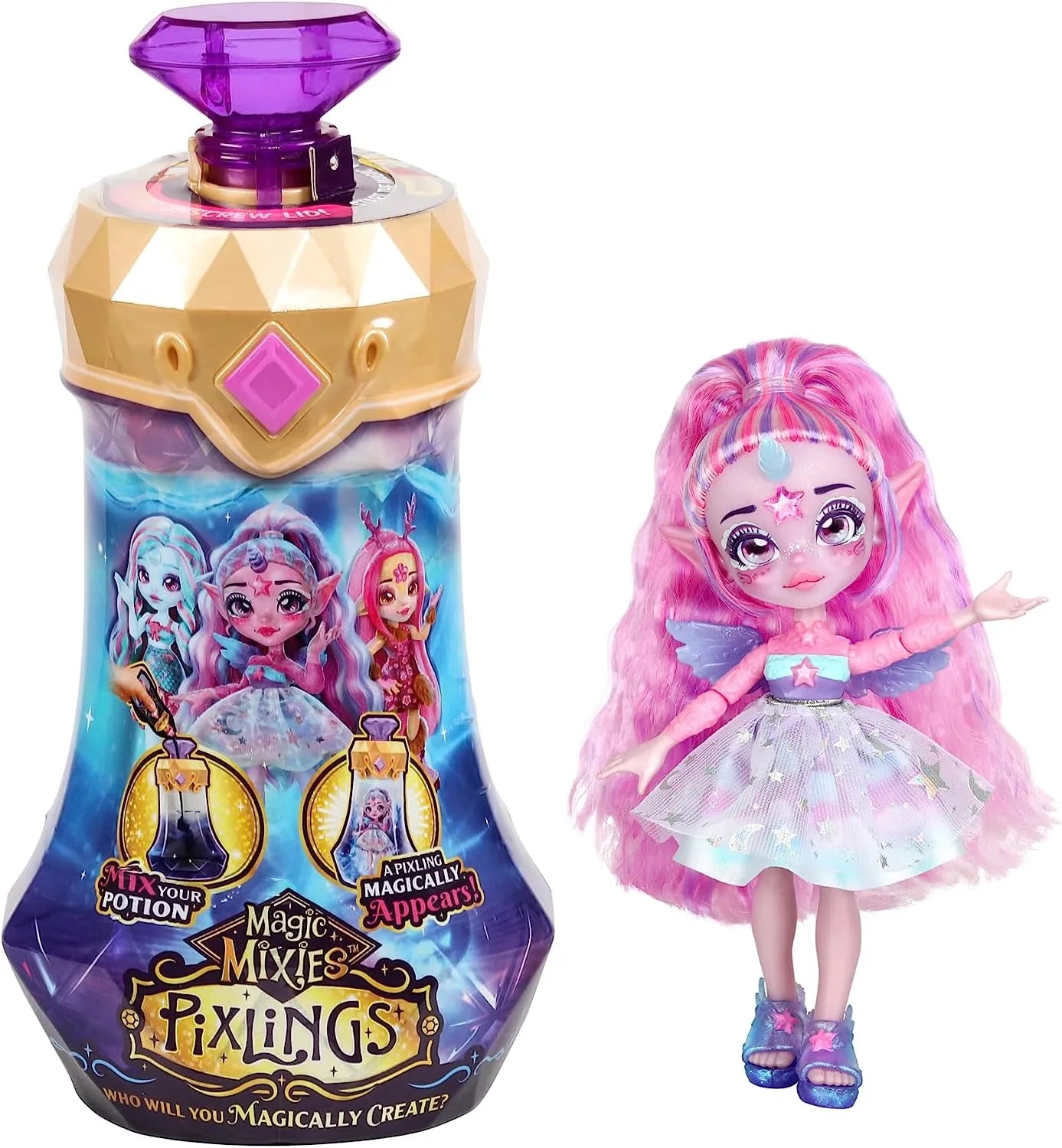 Magic Mixies Pixlings Unia Purple