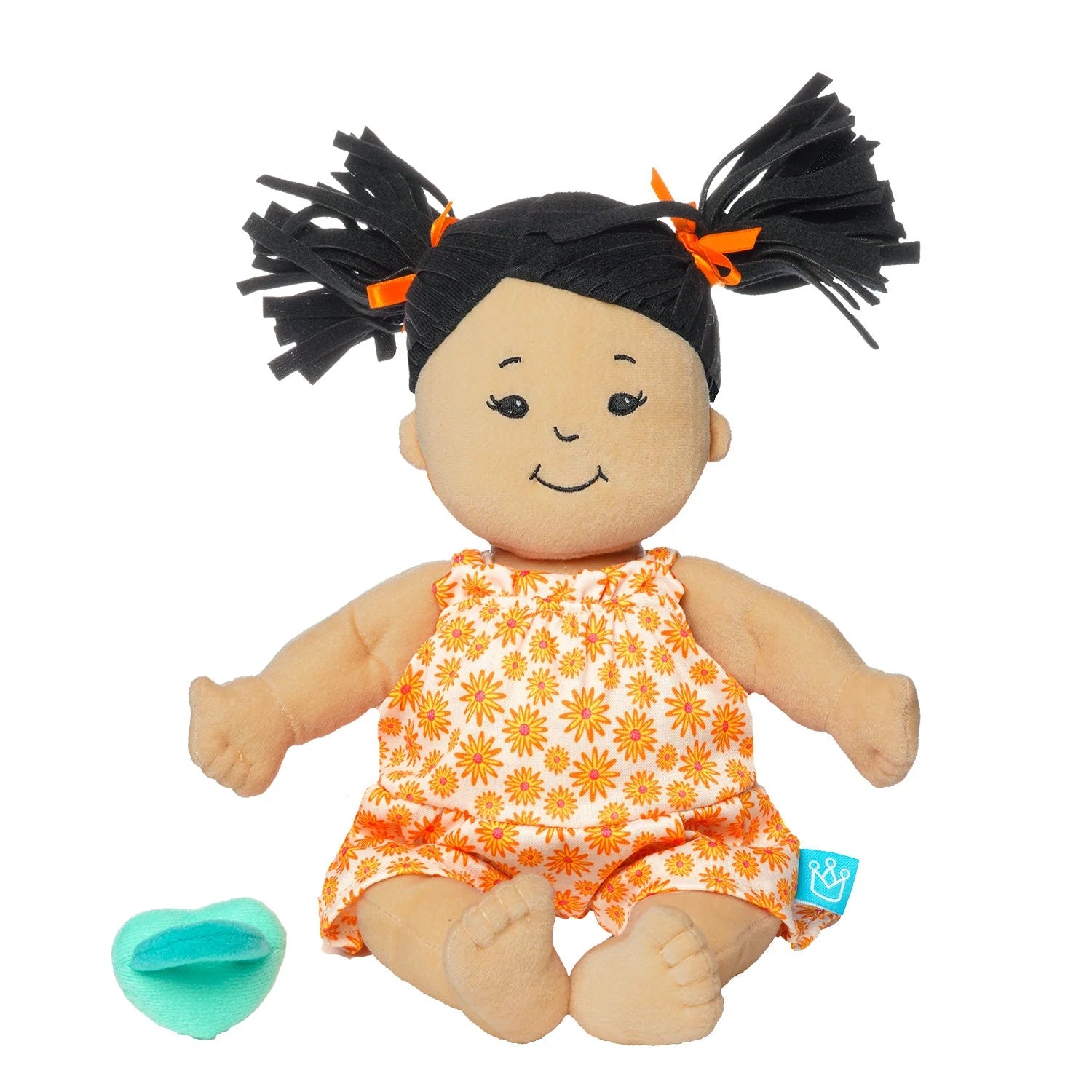 Manhattan Toy® Baby Stella Peach Doll Black Hair (New Box)