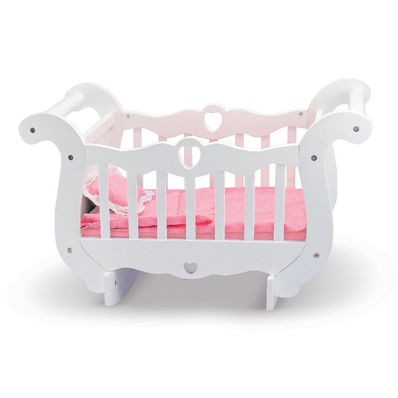 Melissa & Doug Wooden Doll Crib