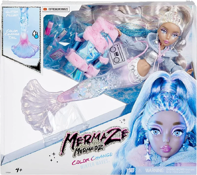 Mermaze Mermaidz Winter Waves Colour Change Fashion Doll - Kishiko