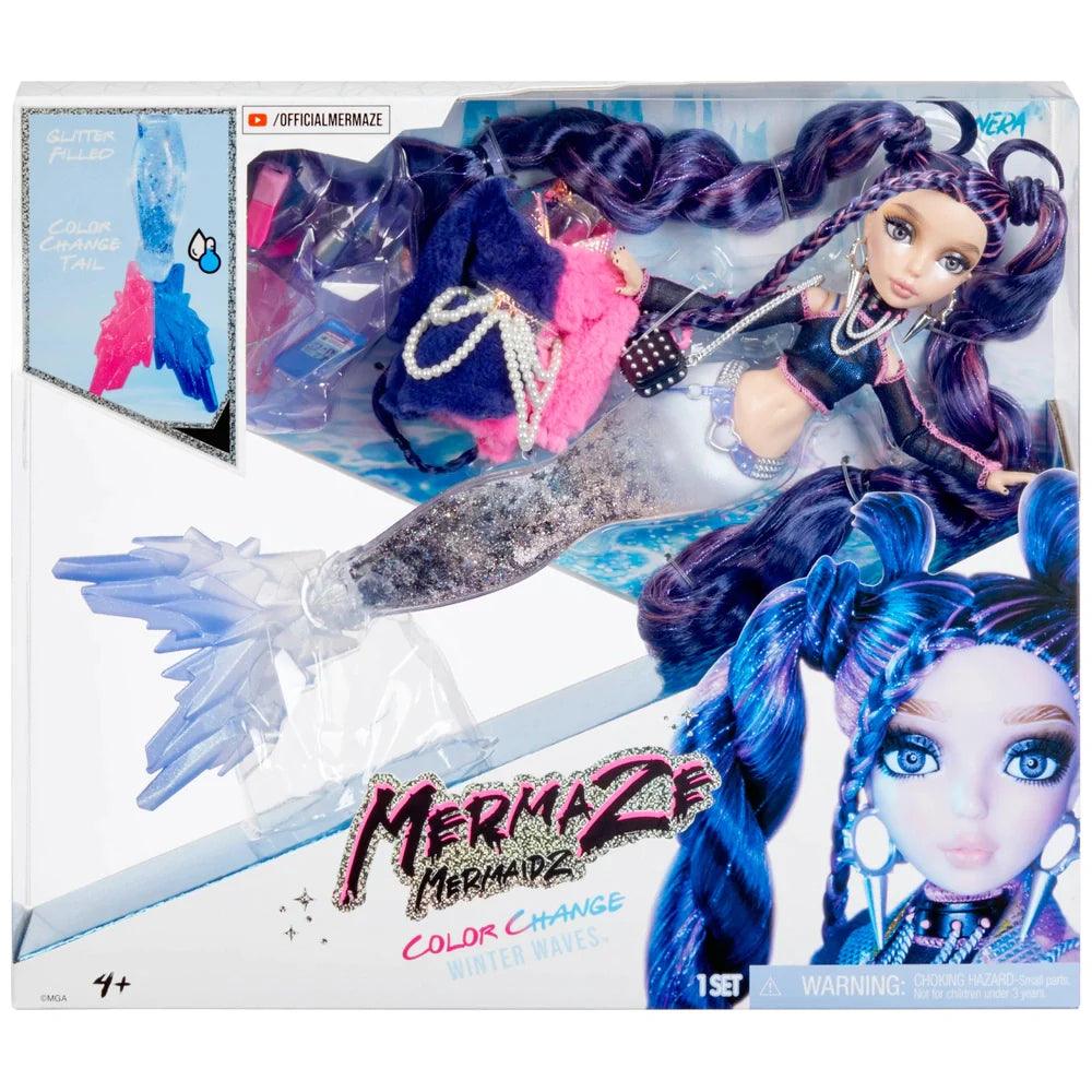 Mermaze Mermaidz Winter Waves Colour Change Fashion Doll - Nera