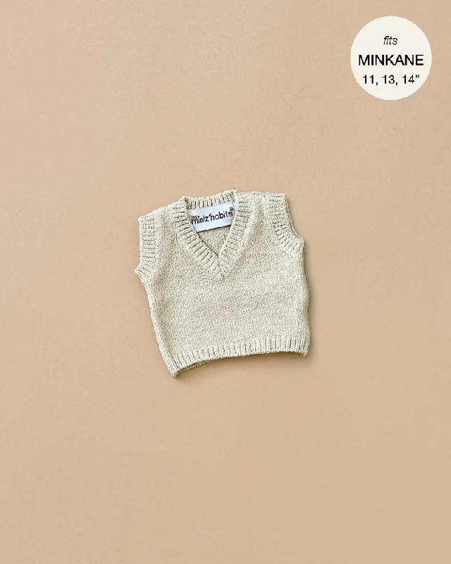 Minikane Doll Clothing | Cream Knit Leonardo Tank Top