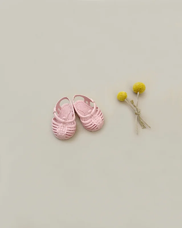 Minikane Beach Sandals in Petal Pink