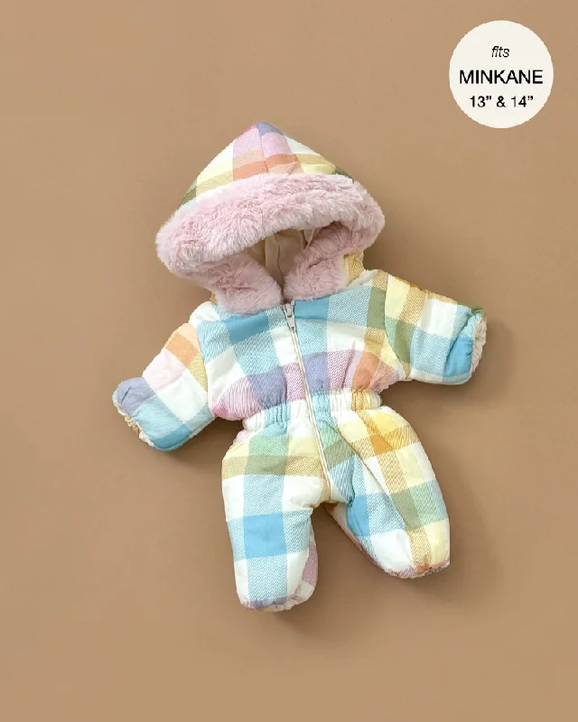 Minikane Doll Clothing | Pastel Plaid Ski Suit