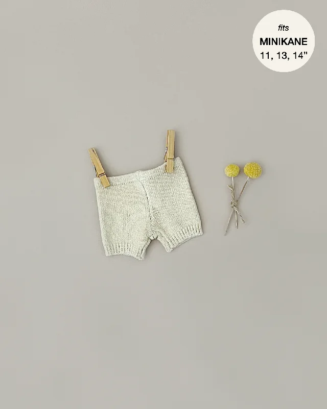 Minikane Doll Clothing | Vito Shorts in Cream Knit