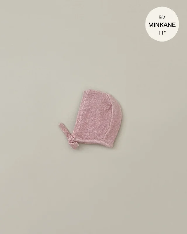 Minikane Doll Clothing | Élie Tea Pink Knit Bonnet