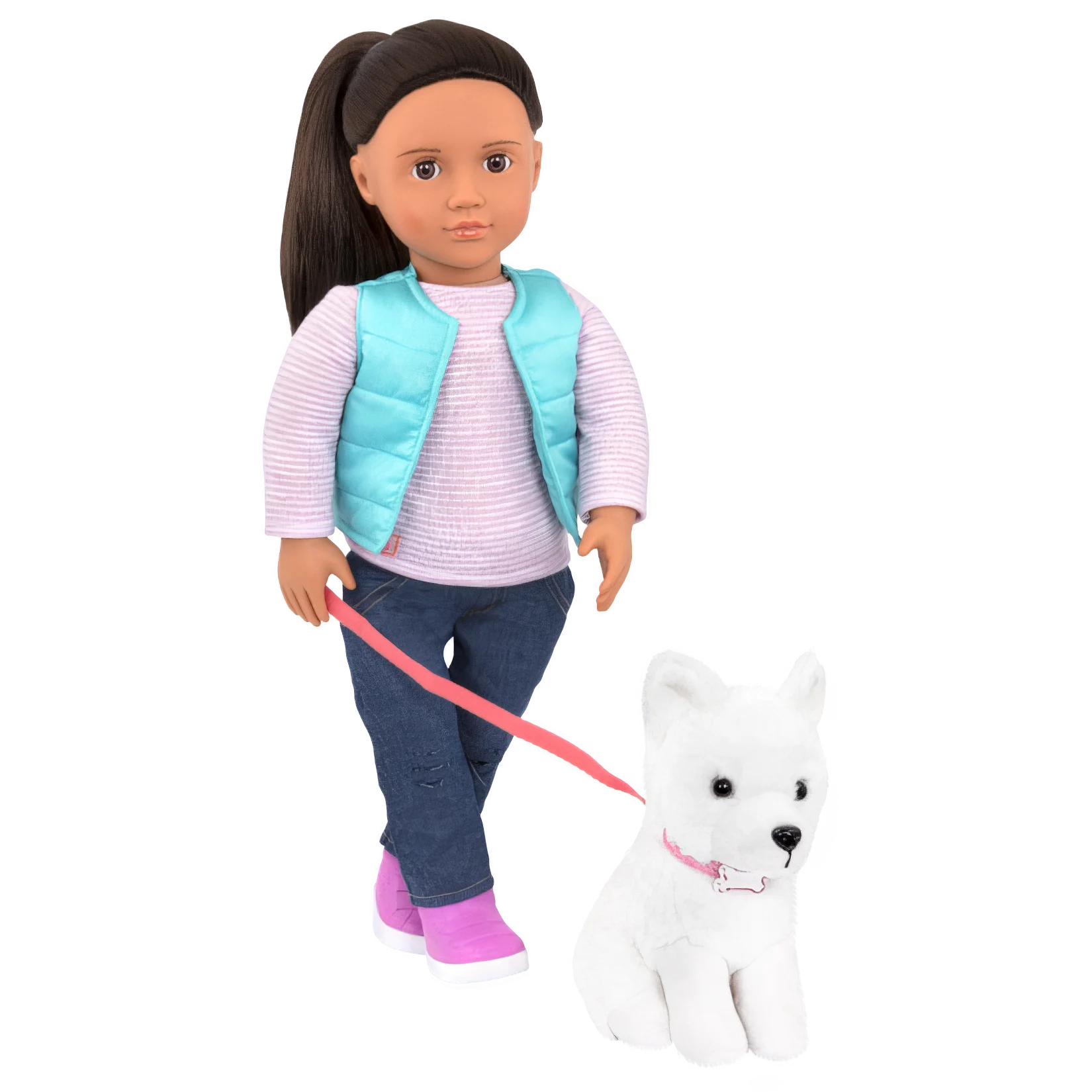 Our Generation Cassie Deluxe 46 cm Doll & Pet Set