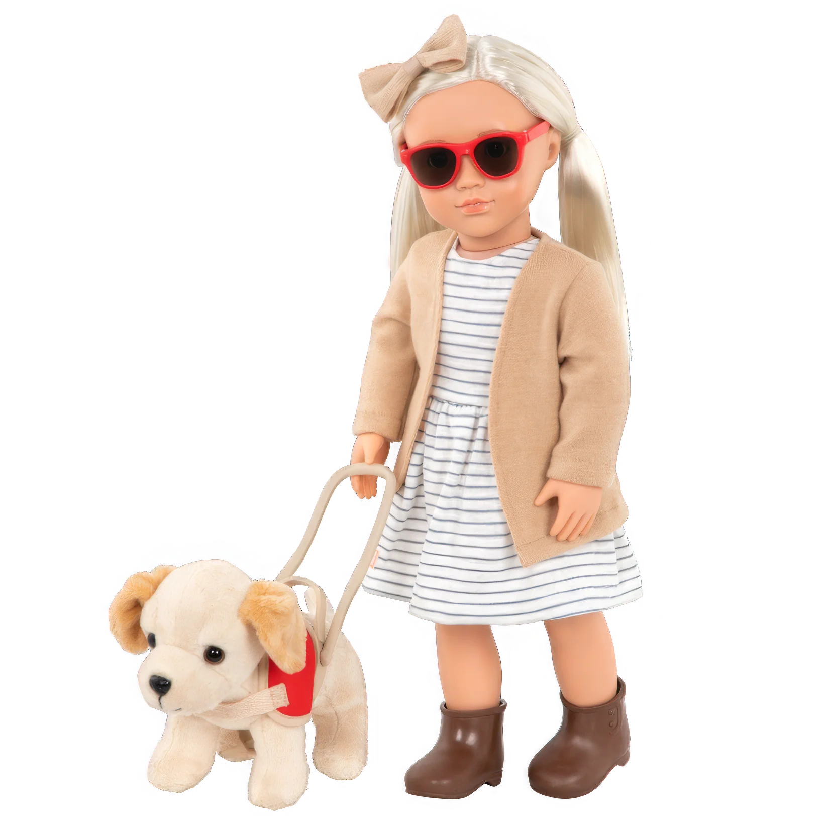 Our Generation Marlow 18-inch Doll and Guide Dog