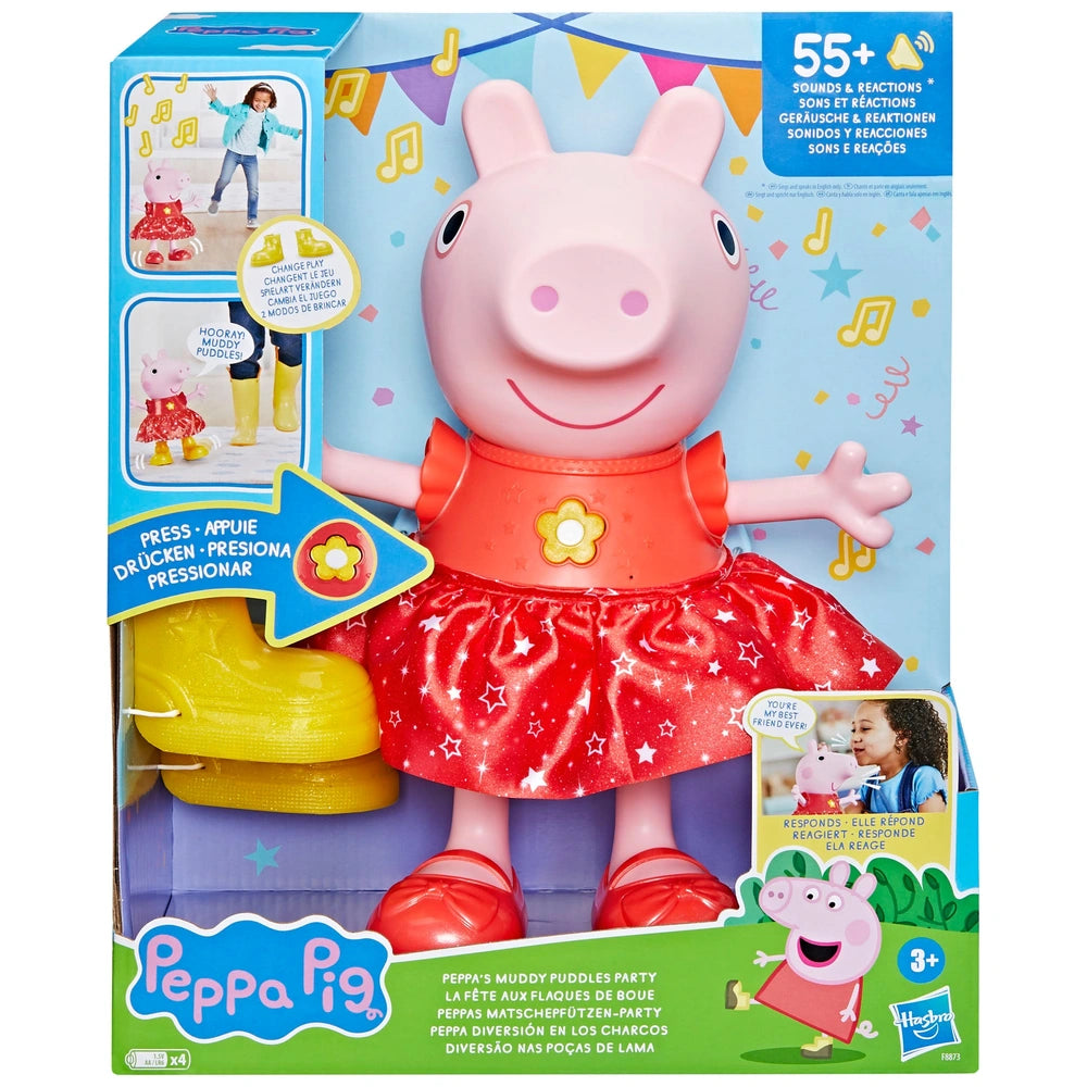 Peppa Pig - Peppa's Muddy Puddles Interactive Party Doll